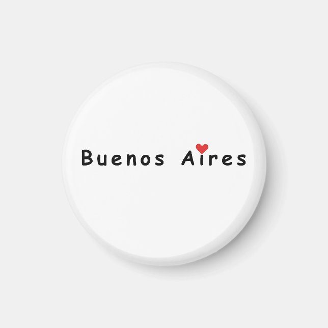I kärlek Buenos Aires Magnet (Framsidan)