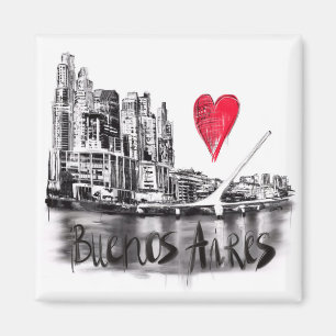 I kärlek Buenos. Aires Magnet
