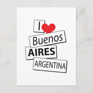 I Kärlek Buenos Aires Vykort