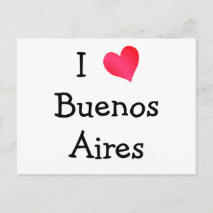 I Kärlek Buenos Aires Vykort