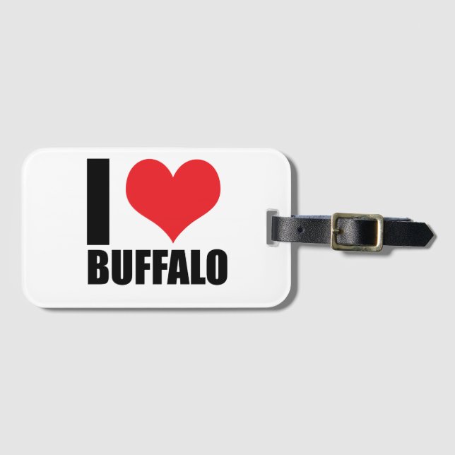 I kärlek Buffalo Bagagebricka (Framsida horisontal)