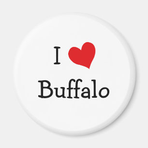 I Kärlek Buffalo Magnet