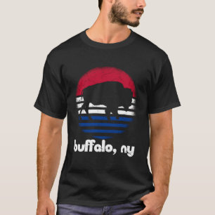 I Kärlek Buffalo New York Retro, Buffalo Ny T Shirt