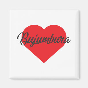I Kärlek Bujumbura - Burundi Magnet