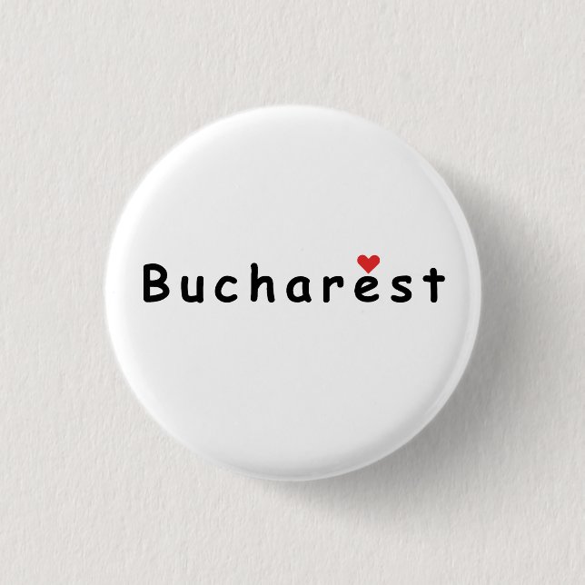 I kärlek Bukarest Knapp (Framsida)