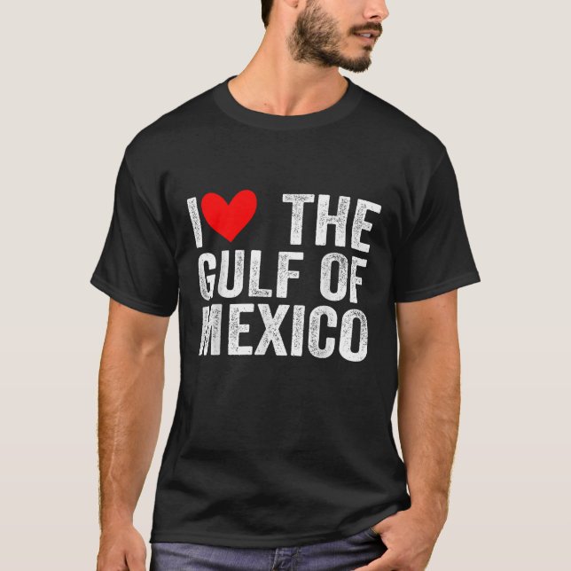 I Kärlek Bukt Mexikanska Funny USA Meme T Shirt (Framsida)