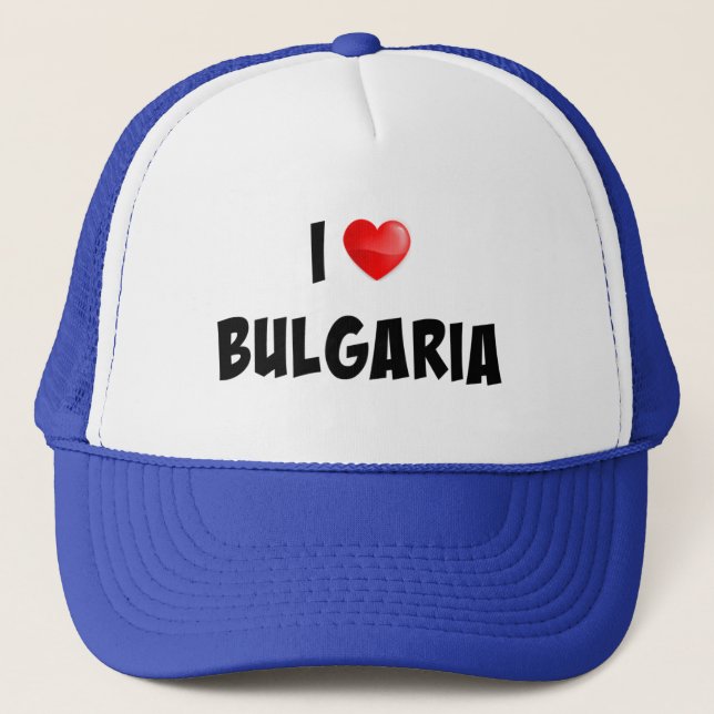 "I Kärlek Bulgarien" anpassad design Keps (Framsida)