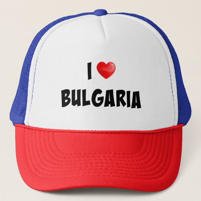 "I Kärlek Bulgarien" anpassad design Keps (Framsida)