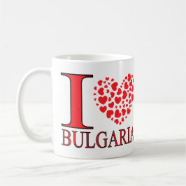 I Kärlek Bulgarien Kaffe Mugg