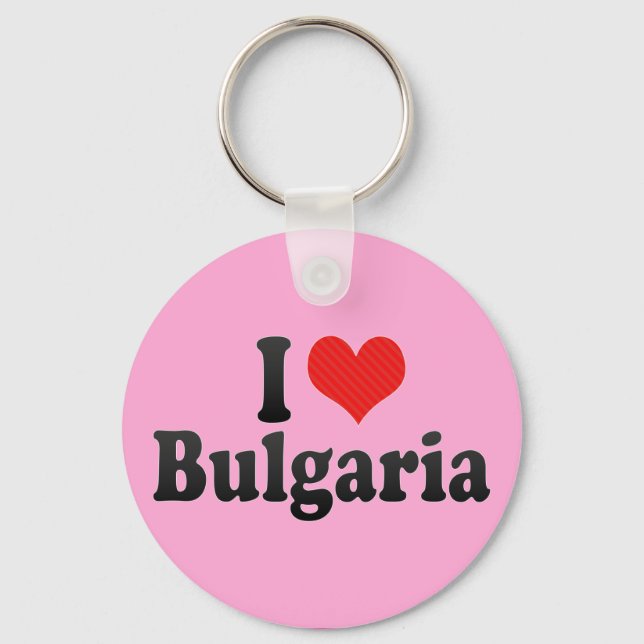 I Kärlek Bulgarien Nyckelring (Framsida)