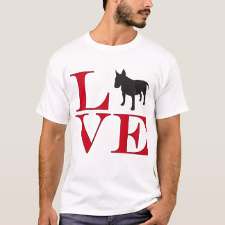 I Kärlek Bull Terriers - Light Färgad Tee