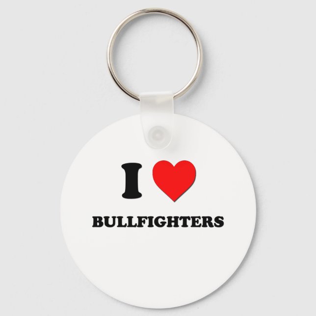 I Kärlek Bullfighters Nyckelring (Framsida)