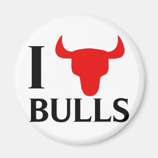 I Kärlek Bulls Magnet (Framsidan)