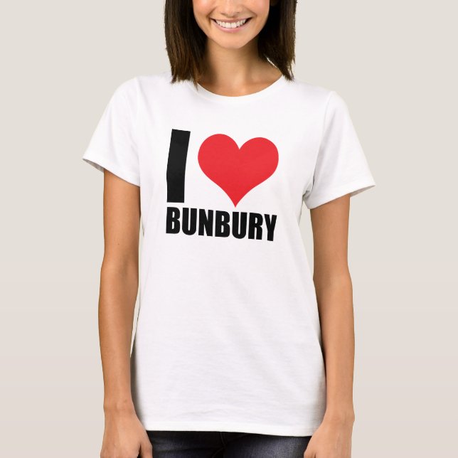 I kärlek Bunbury T Shirt (Framsida)