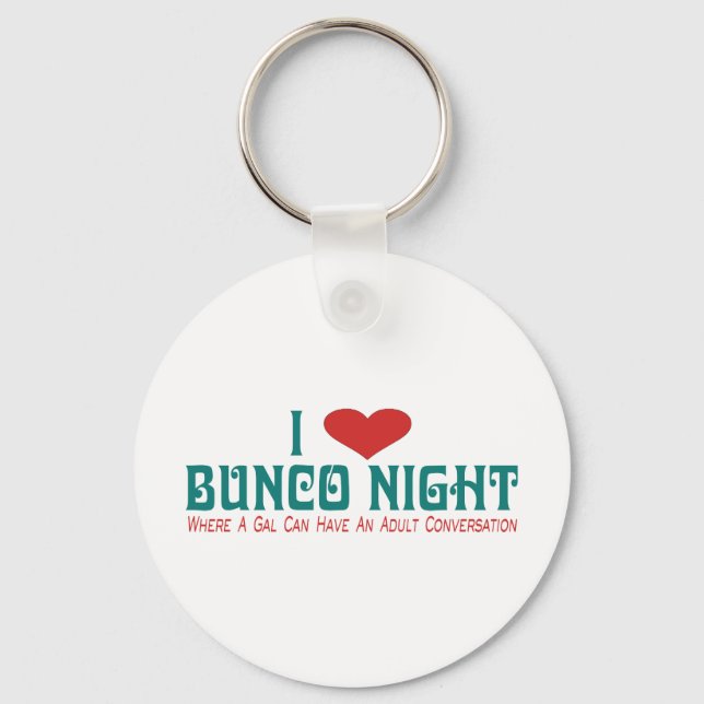 i kärlek bunco night nyckelring (Framsida)