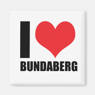I kärlek Bundaberg Magnet