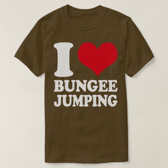 I Kärlek Bungee Jumping1 T Shirt (Design framsida)