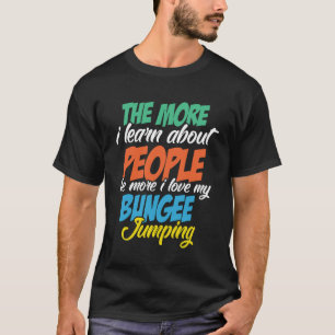 I Kärlek Bungee Jumping Tee Funny Bungee Jumpers A