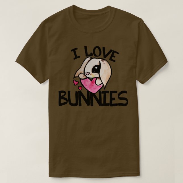 I kärlek Bunnies T Shirt (Design framsida)
