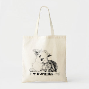 I Kärlek Bunnies Tygkasse
