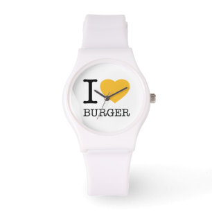I KÄRLEK BURGER ARMBANDSUR
