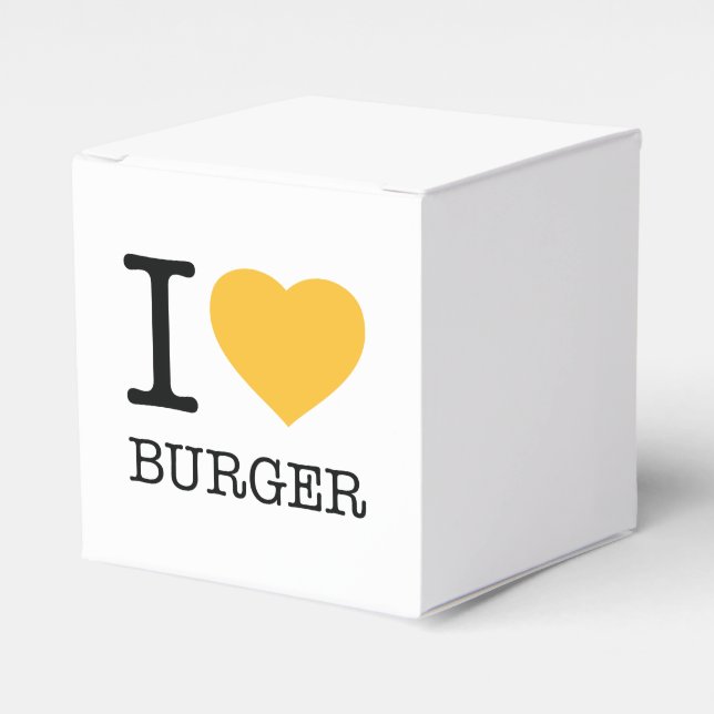 I KÄRLEK BURGER PRESENTASKAR (Framsidan Sidan)