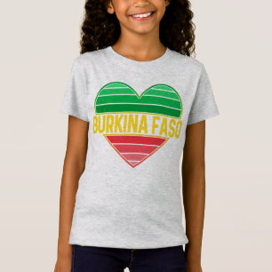 I Kärlek Burkina Faso, Heart Burkinabè T Shirt
