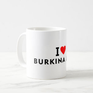 I kärlek Burkina Faso Kaffemugg