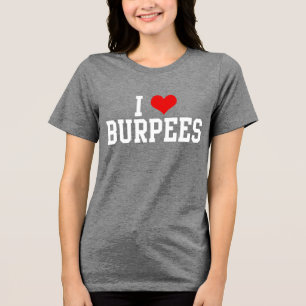 I Kärlek Burpees, Fitness Exercise Women's Tanktop T Shirt
