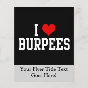 I Kärlek Burpees, Fitness Flygblad