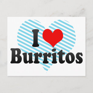 I Kärlek Burritos Vykort
