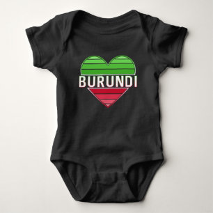 I Kärlek Burundi, Burundian Heart T Shirt
