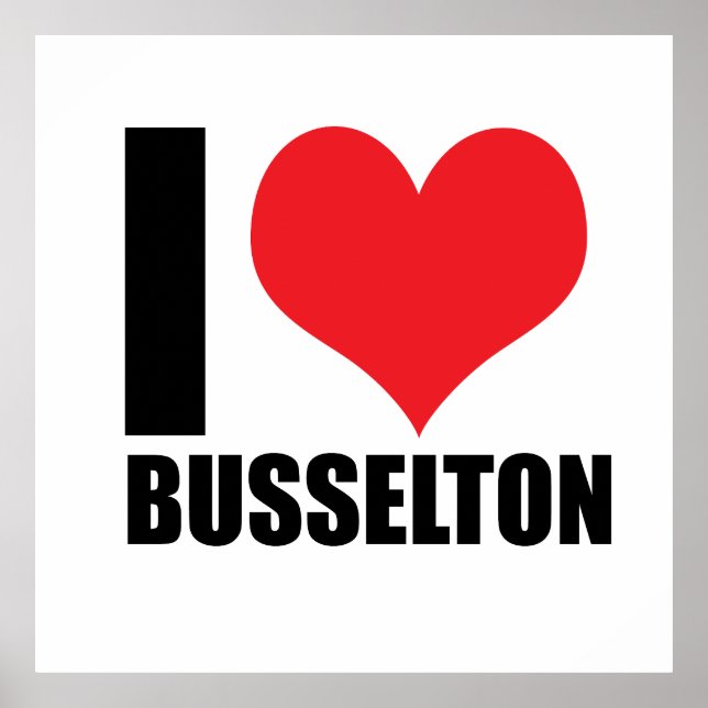 I kärlek Busselton Poster (Framsidan)