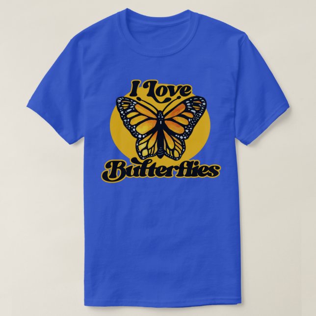 I kärlek butterflies1 t shirt (Design framsida)