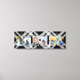 I kärlek byggde vi tillsammans 6 fotoplaid canvastryck