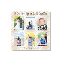 I kärlek byggde vi tillsammans 6 fotoplaid