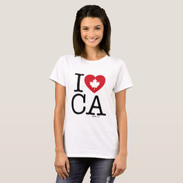 I KÄRLEK CA | I Kärlek Canada Anpassningsbar Women T-shirt