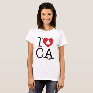 I KÄRLEK CA I Kärlek Canada Anpassningsbar Women T-shirt