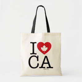I KÄRLEK CA | I Kärlek Canada Personlig Tote Bag Tygkasse