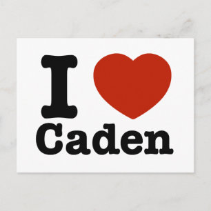 I kärlek Caden Vykort