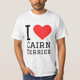 I kärlek cairn skräckare t shirt