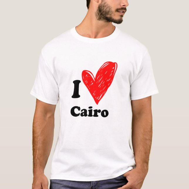 I kärlek Cairo T Shirt (Framsida)