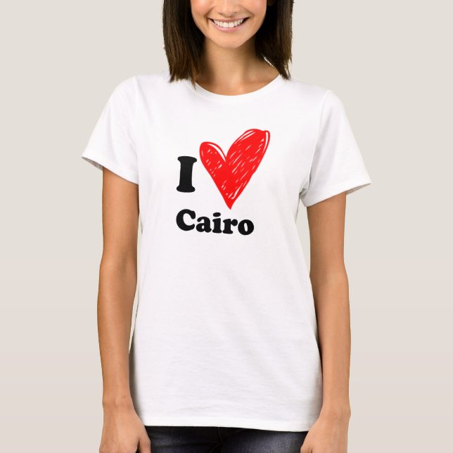 I kärlek Cairo T Shirt (Framsida)