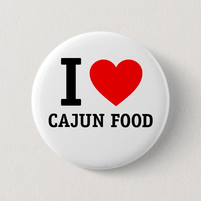 I Kärlek Cajun Food Knapp (Framsida)