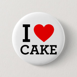 I Kärlek Cake Knapp