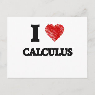 I kärlek Calculus Vykort