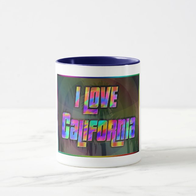 I KÄRLEK California Bright Future Mugg (Center)