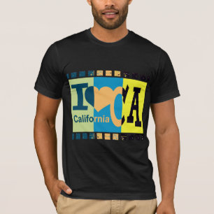 I kärlek California - Pop art 2 T-shirt