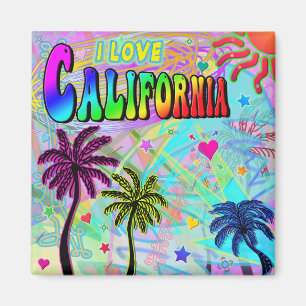 I KÄRLEK California Vivid Romantik Magnet