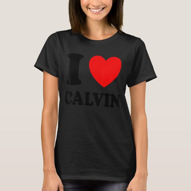 I Kärlek Calvin T Shirt (Framsida)